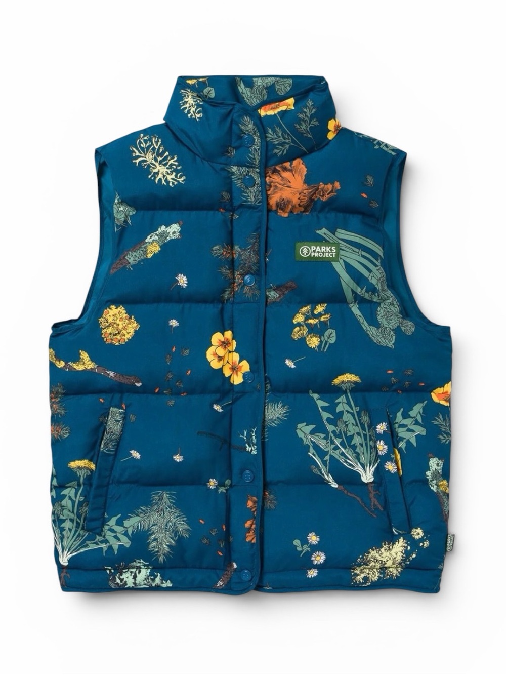 NWT Parks Project Forest Forager Cropped Puffer Vest Large